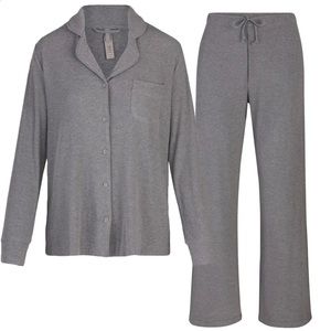 Skims Soft Lounge Pajama Set (Large) “Heather Grey”